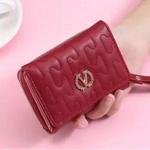 [셀러에이드]버클형 남성용 반지갑 카드 수납 학생용 소형 지갑 선물용 컴팩트