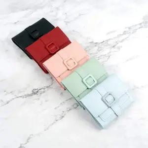 [셀러에이드]벨트형 잠금 반지갑 남성용 소가죽 카드지갑 컴팩트 디자인 슬림