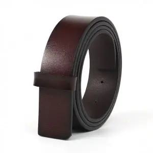 [콩심팥심]교체용 소가죽 남성 허리띠 정장 캐주얼 벨트끈 버클 혁대 줄