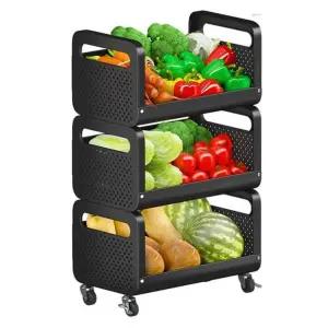 주방 과일 야채 선반 트롤리 보관함 틈새 펜트리 수납