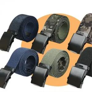 [콩심팥심]3색 전술벨트 군용 밀리터리 스틸 버클 양면 허리띠 군인 혁띠 국방