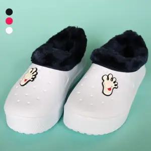 통통마루 겨울 만능화 EVA 국내생산 털실내화 아 보온실내화