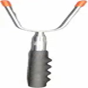 핸디 하우스웨어 텔레스코핑 바비큐 포크 캠프 파이어 로스팅 스틱 길이 10인치에서 33인치까지 확장되어