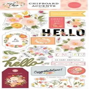 카르타 벨라 페이퍼 주식회사 플로라 No.5 6x13 칩보드 액센트