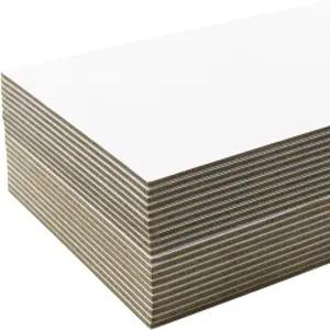 Frametory 20개입 대형 칩보드 시트 8.5x11인치 흰색 북보드 책 제본 커버 아트 베이스 상자 및 포장용