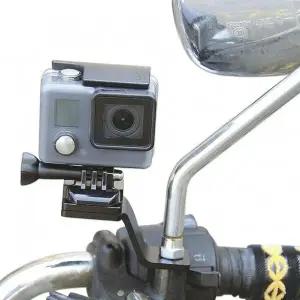 액션캠 오토바이 백미러 고정 거치대 마운트 블랙박스 호환