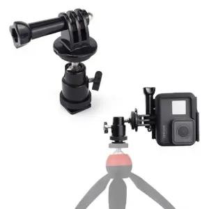 액션캠 카메라 핫슈 볼헤드 마운트 거치대 삼각대 셀카봉 호환