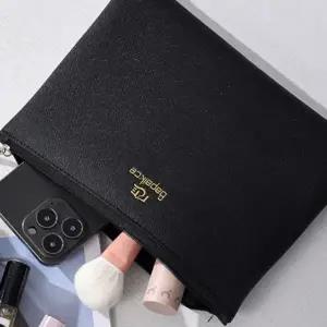 대형 파우치 블랙 화장품 파우치 코스메틱 보관 가방 지퍼 화장품