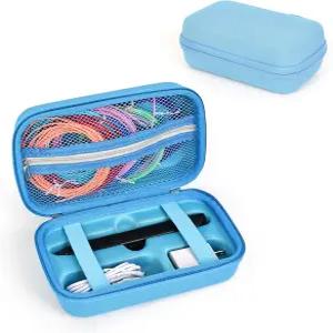 MYNT3D 슈퍼 3D 펜과 호환되는 Seracle 및 기타 액세서리용 하드 캐리링 보관 케이스 케이스파란색