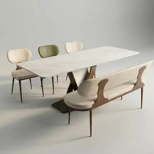 아트박스/바이탈버브 아르덴 포세린양면세라빅 6인 식탁세트 2000