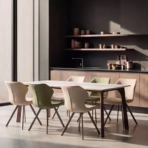 아트박스/바이탈버브 론테라 포세린 양면세라믹 다이닝 6인 식탁세트