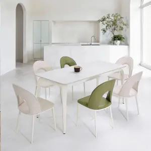 아트박스/바이탈버브 르엘라 포세린 양면세라믹 다이닝 6인 식탁세트