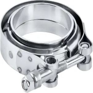 이블 에너지 25인치 V 밴드 클램프 스틸 포함 플랜지 플랫 마일드 스테인리스