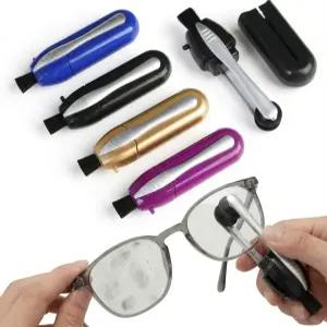 4PC 안경 클리너 세트 마이크로파이버 기술이 수 출퇴근 휴대용 적용된 키트―렌즈 일상에서 있습니다 여행