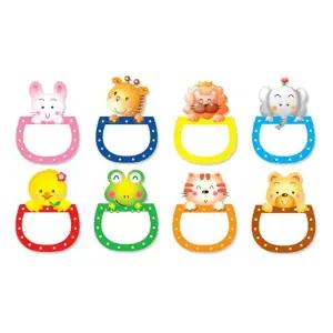 다양한 동물 어린이 이름표 10개입 1P 어린이집 가방 유치원 네임택