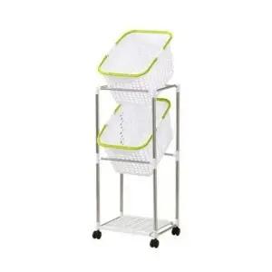 [알티피아]BS 스마토 생활용품 빨래바구니 선반3단 시설재료