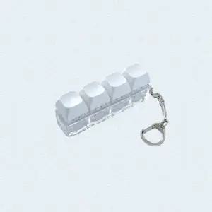 4구 키캡 키링 키보드 버튼 모양 디자인 휴대폰 고리