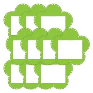 어린이 이름표 꽃 초록 10개입 1P 어린이집 가방 유치원 네임텍