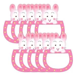 동물 어린이 이름표 토끼 10개입 1P 어린이집 가방 유치원 네임택