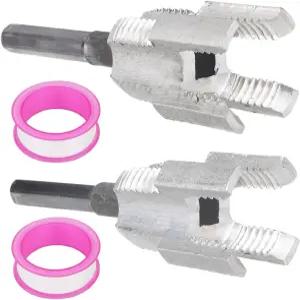 내부 및 외부 파이프 나사산 통합 도구 1/2인치 3/4인치 파이프와 호환되는 2-in-1 PVC 커터 절단용 키트