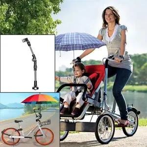 [셀러에이드]관절형 우양산 거치대 방향 각도 자유자재 유모차 자전거