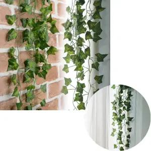 뮤 인조넝쿨 인테리어 담쟁이 조화 90cm