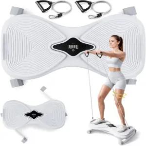 Karimonox 충전식 배터리 LED 카운터 포함 허리 비틀기 머신 복부 지방 감소 및 코어 운동용 보드