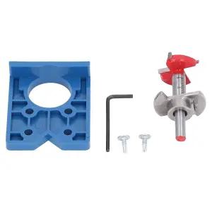 페이시 힌지 지그 드릴 가구 세트 도어 도구 가이드 35mm 키트 윈도우 숨겨진 페이시엑스52psncv4m