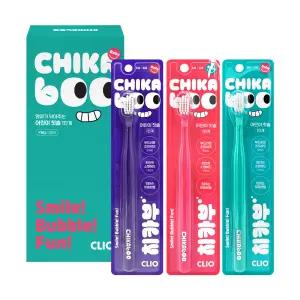 크리오 치카부 부드러운 유아 어린이 저자극 초미세모 1단계 칫솔 9입