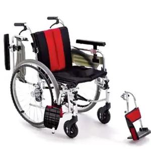 [장애인보조기기] 국산 접이식 경량휠체어 MIKI-W AH 휴대용 수동 여행용 미키코리아메디칼 가벼운 이동식 병원휠체어 보장구