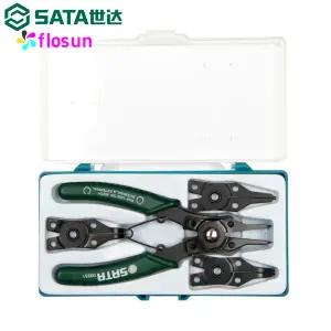 호환  SATA Circlip Plier 내부 외부 4-in-1 다기능 스프링 플라이어 세트분해 확장 도구 09251용