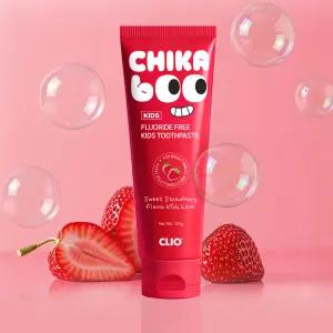 크리오 치카부 비건 무불소 어린이 딸기향 치약 120g 3개