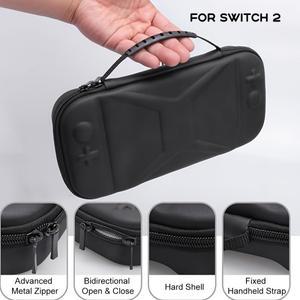 호환 스위치 2용 여행용 운반 케이스(2025 모델) 보관 케이스  게임 카드 슬롯 10개 NS 2 정리용