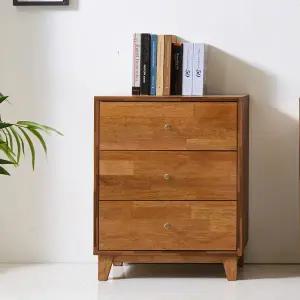 [롯데백화점]미아트 빅피처가구 미라노 600 LPM 멀바우원목 3단 서랍장