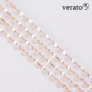 베라토 18K 샤이닝 솔리드 데일리 체인 목걸이 M