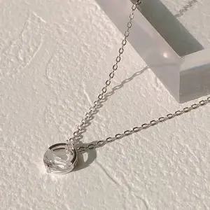 메종드쉬 목걸이 로맨틱 큐빅 하프링 펜던트 BCN005