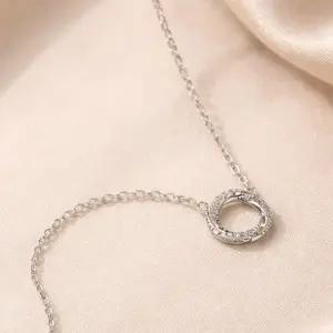 메종드쉬 목걸이 모던 큐빅 써클 링 펜던트 BCN003