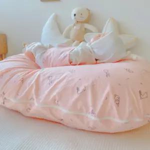 제이앤제나 신생아 역류방지 수유 쿠션 래빗 핑크 9도