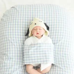 제이앤제나 수유 쿠션 분?여 시트 체크 블루 23도