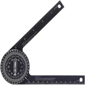 알루미늄 마이터 톱 각도기 미터 인치 목수 외부 내부 작업 및 거래를 트림 건축 고정밀 위한 모든