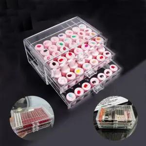 [에스에스_62]서랍형 파츠정리함 투명 아크릴 보관함 3단