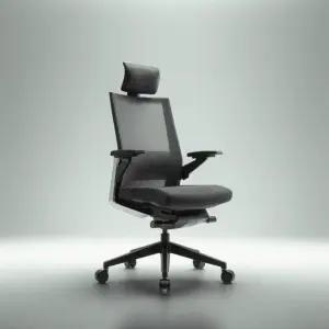 퍼시스 ZIEL 지엘 헤드레스트 컴퓨터 책상 의자 블랙