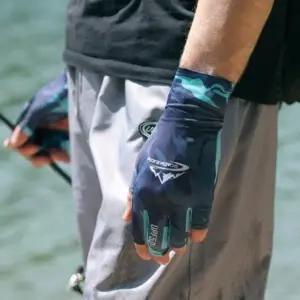 [다잇템] 남성 낚시용 자외선 운동 아웃도어 차단 장갑