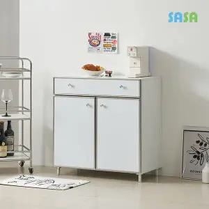 [SASA]사사가구 포비 E0 미드센츄리 800 양문형 서랍수납장