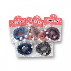 [골드스마일]TBZ IS 칼라 진주 고무줄 2P