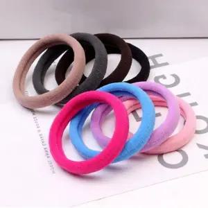 무봉제 헤어밴드 로우번 신축성 고무줄 안아픈 자국 남성용 두꺼운