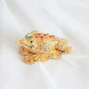 쥬비스 고급 장식소품 재물개업선물 두꺼비액세서리 보석함 케이스