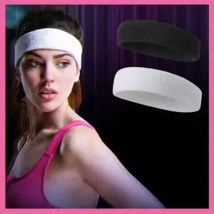 두꺼운 스포츠 헤어밴드 앞머리 잔머리 정리 운동용 머리띠