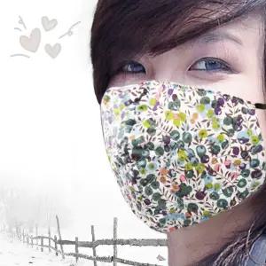 겨울 방한 누빔 면 마스크 따뜻한 안면 보온 방한 용품 야외 활동 포근한 얼굴