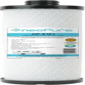 네오퓨어 KW1 교체 필터 카트리지 - 일부 언더싱크 필터링 시스템 포레스트 리버 캠핑카 보트 및 RV의